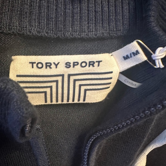 Tory Sport Navy and White Sweater - Picture 4 of 4